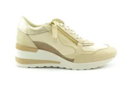 DL Sport DL Sport beige sneakers met rits