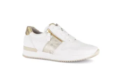 Gabor Gabor creme-goud sneakers met rits