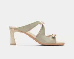 Hispanitas Hispanitas slippers groen leer