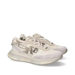 Premiata Premiata luxe sneakers creme-snake