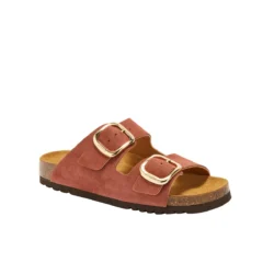 Scholl Scholl slippers roze suede