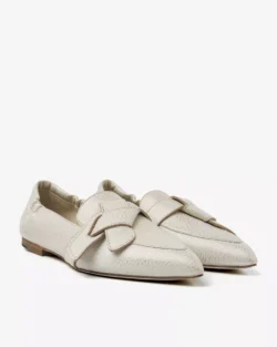 Via Vai Via Vai licht beige loafers met goud