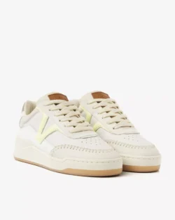 Via Vai Via Vai beige sneakers met geel