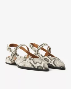 Via Vai Via Vai slingbacks snake-print