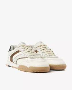 Via Vai Via Vai creme sneakers met brons