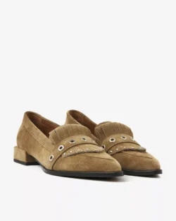 Via Vai Via Vai bruin suede loafers