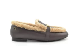 Babouche Babouche bruine loafers met wol