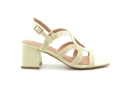Bibi Lou Bibi Lou creme sandalen met hak