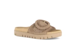 Gabor Gabor slippers bruin met gesp