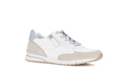 Gabor Gabor sneakers wit-beige-blauw/rits