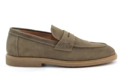 Giorgio Giorgio bruine suede loafers