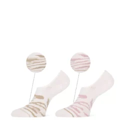 Marcmarcs MarcMarcs footies off white-beige-peach 2p