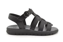 Paul Green Paul Green zwarte leren sandalen