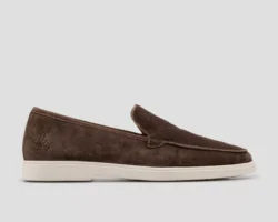 Rehab Rehab loafers donkerbruin suede