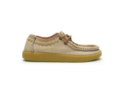 Satorisan Satorisan veterschoenen beige nubuk