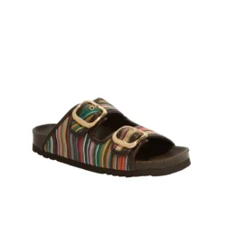 Scholl Scholl slippers voetbed bruin/multi