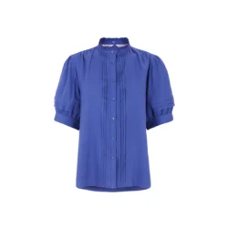 Soft Rebels Soft Rebels blouse kobaltblauw
