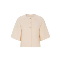 Tooday Tooday vest knitted licht beige