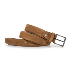 van Bommel Floris van Bommel herenriem cognac suede