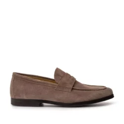 van Bommel van Bommel taupe suede loafers