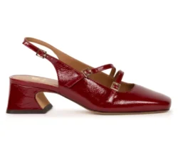 Bobbies Bobbies slingbacks cherry lak