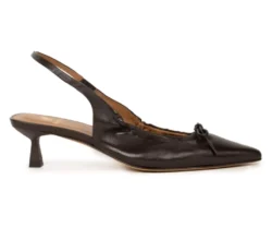 Bobbies Bobbies slingbacks hak donkerbruin