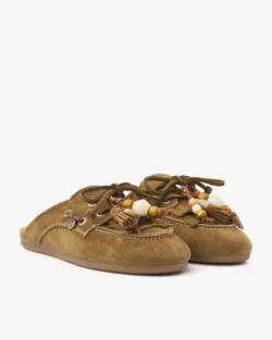 Via Vai Via Vai muiltjes bruin suede