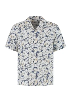 Flexx Amsterdam Flexx shirt navy flower