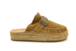 Kanna Kanna cognac suede muilen
