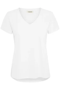 Soaked in Luxury Soaked t-shirt v-neck broken white
