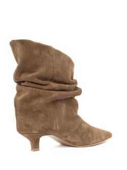 Babouche Babouche afzak laarsjes bruin suede