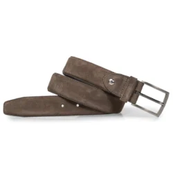 Floris van Bommel Floris van Bommel herenriem taupe suede