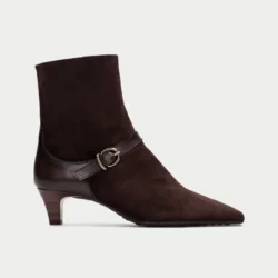 Hispanitas Hispanitas enkellaarzen dk.bruin suede