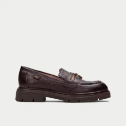 Hispanitas Hispanitas mocassins bruin leer