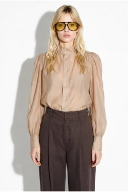 Imprevu Imprevu blouse voile beige