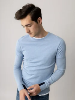Mos Mosh Mos Mosh trui light blue melange