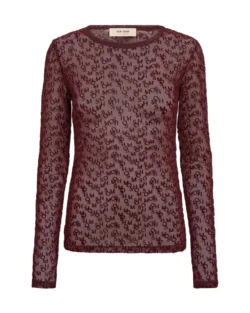 Pom Amsterdam Mos Mosh top bordo