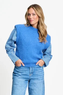 Pom Amsterdam Pom-Amsterdam spencer blauw