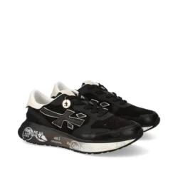 Premiata Premiata luxe sneakers zwart
