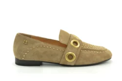 Babouche Babouche loafers bruin suede/studs