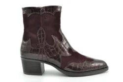 DL Sport DL Sport enkellaarzen bordo lak/suede