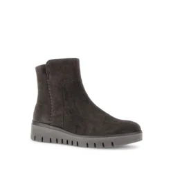 Gabor Gabor enkellaarzen donkerbruin suede H