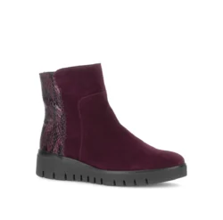 Gabor Gabor enkellaarzen bordo suede/lak H