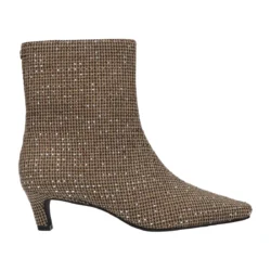 La Strada La Strada enkellaarsje hak beige/strass