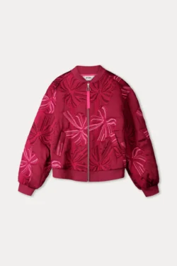 Pom-Amsterdam Pom Amsterdam jacket rood embroidery