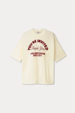 Pom-Amsterdam Pom Amsterdam t-shirt Tess beige