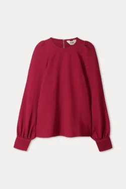Pom-Amsterdam Pom Amsterdam top Kae burgundy red