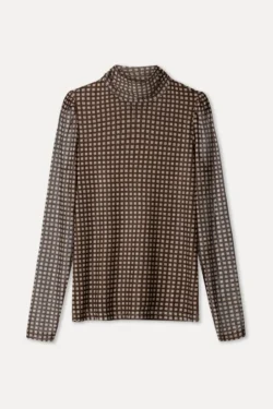 Pom-Amsterdam Pom Amsterdam top Romi brown