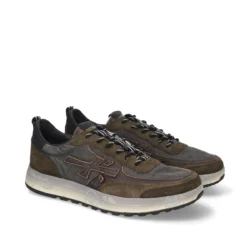 Premiata Premiata luxe sneakers Nous bruin