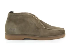 Rehab Rehab hoge veterschoenen taupe suede